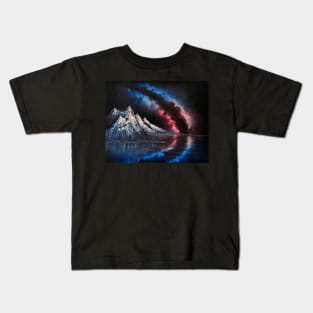 Patriotic Galaxy Kids T-Shirt